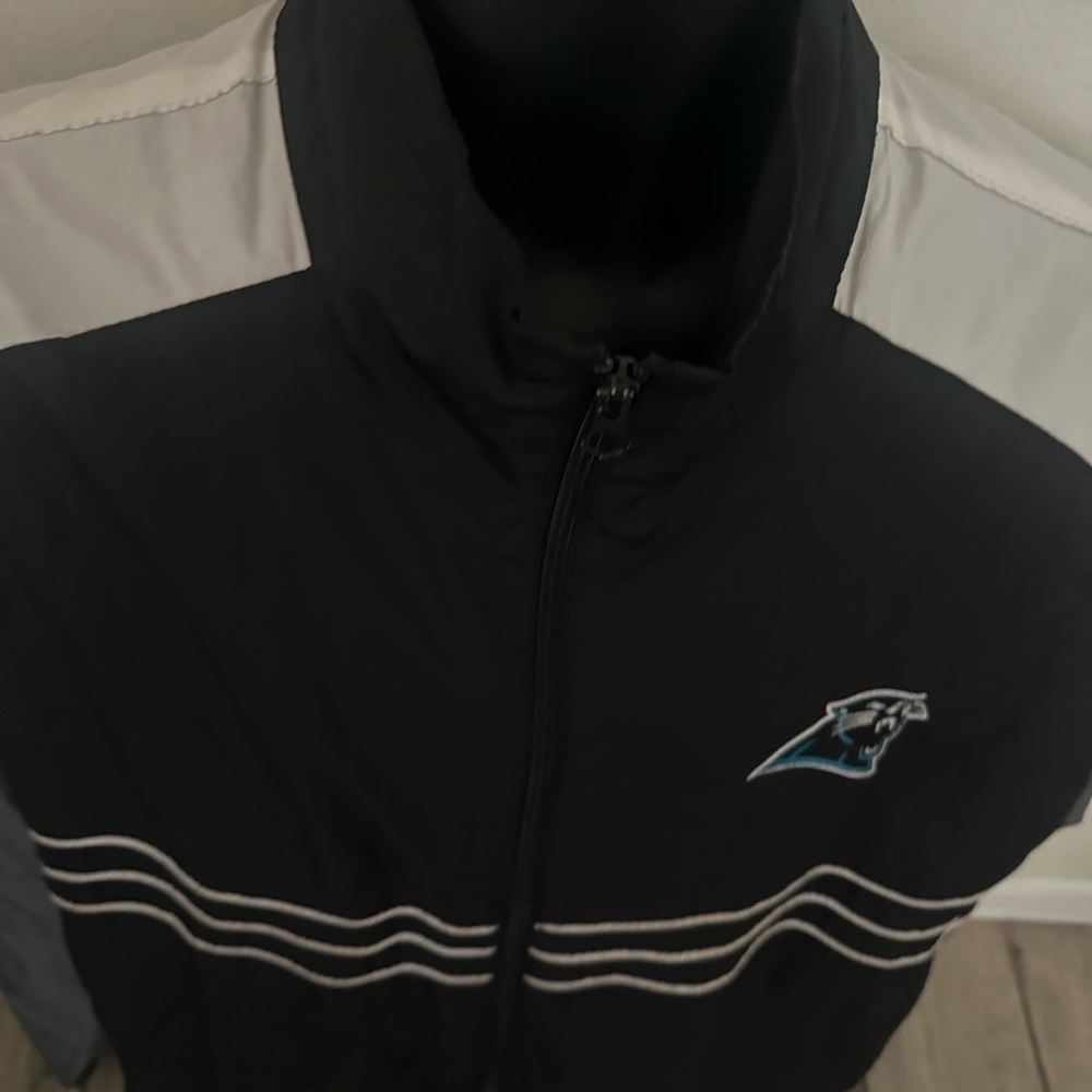 Men’s used vintage Reebok SI Carolina Panthers windbreaker jacket size XL - Picture 6 of 6